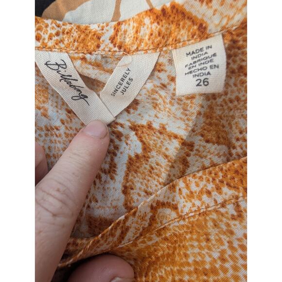 Billabong X Sincerely Jules Womens Mango Kick Rocks Snake Print Mini Skirt Sz 26 - Picture 7 of 8